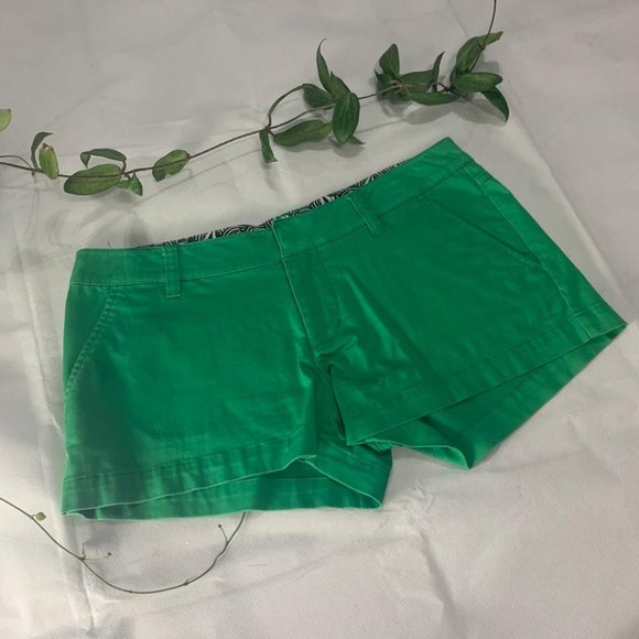 🌀 Volcom Plaid Green Shorts - Picture 1 of 10